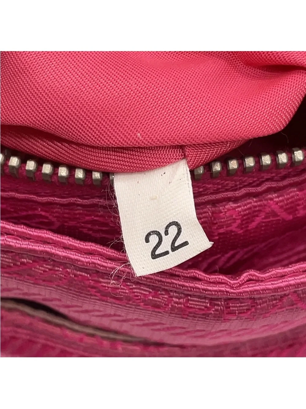 Prada Fuchsia Mini Nylon Logo Tote bag - Picture 12 of 12